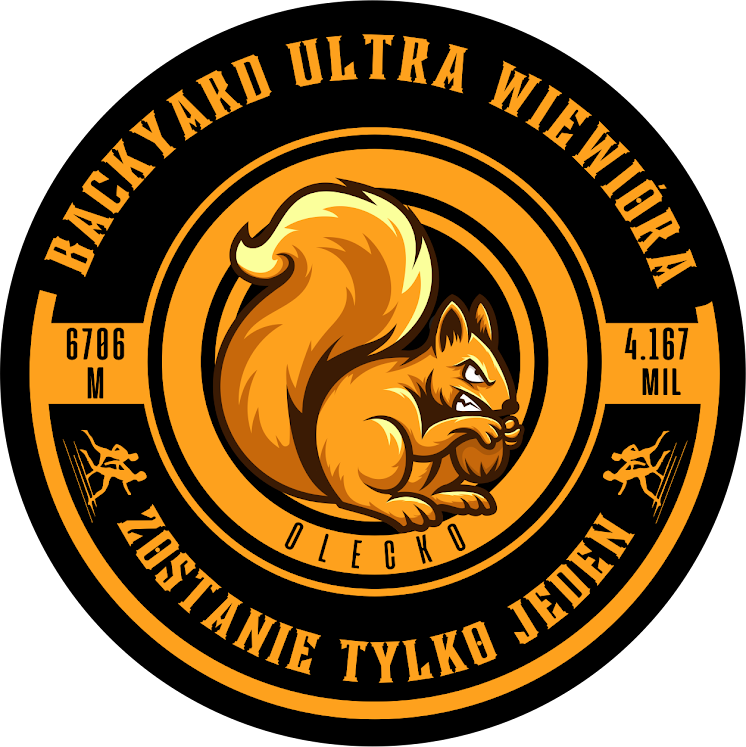 Logo Backyard Ultra Wiewióra Olecko